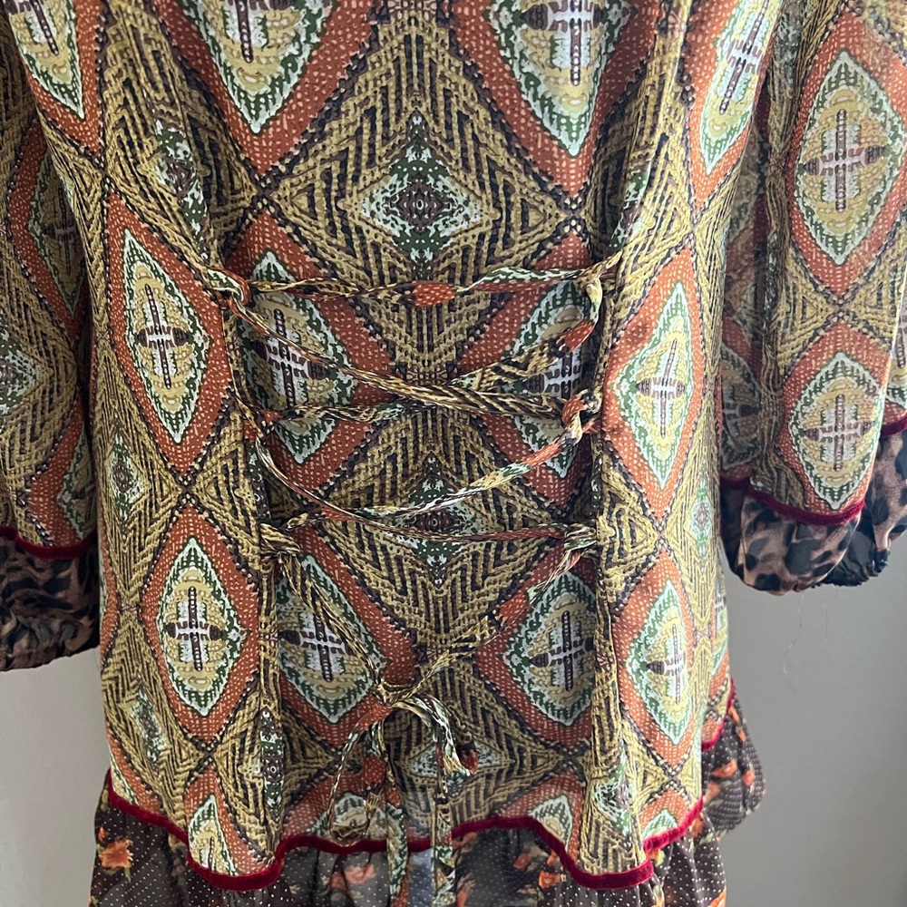 Double D Beautiful Ranch Top or mini dress - Picture 5 of 6